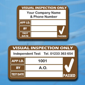 4th Ed. Visual Inspection PAT Labels - Pers. (1500 / 1000)